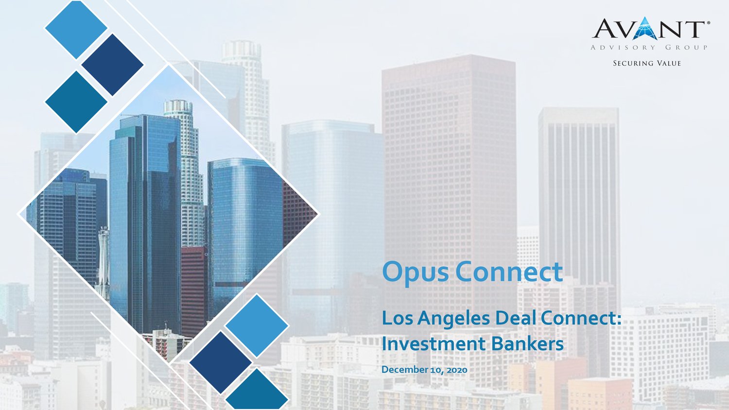 Opus Connect – Los Angeles